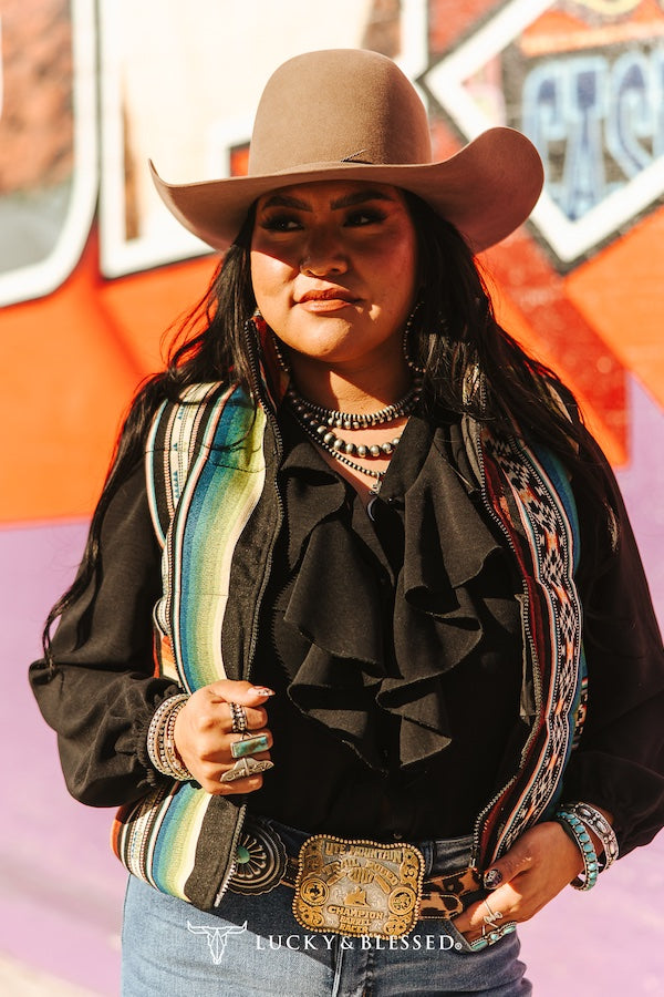 All In Serape Vest