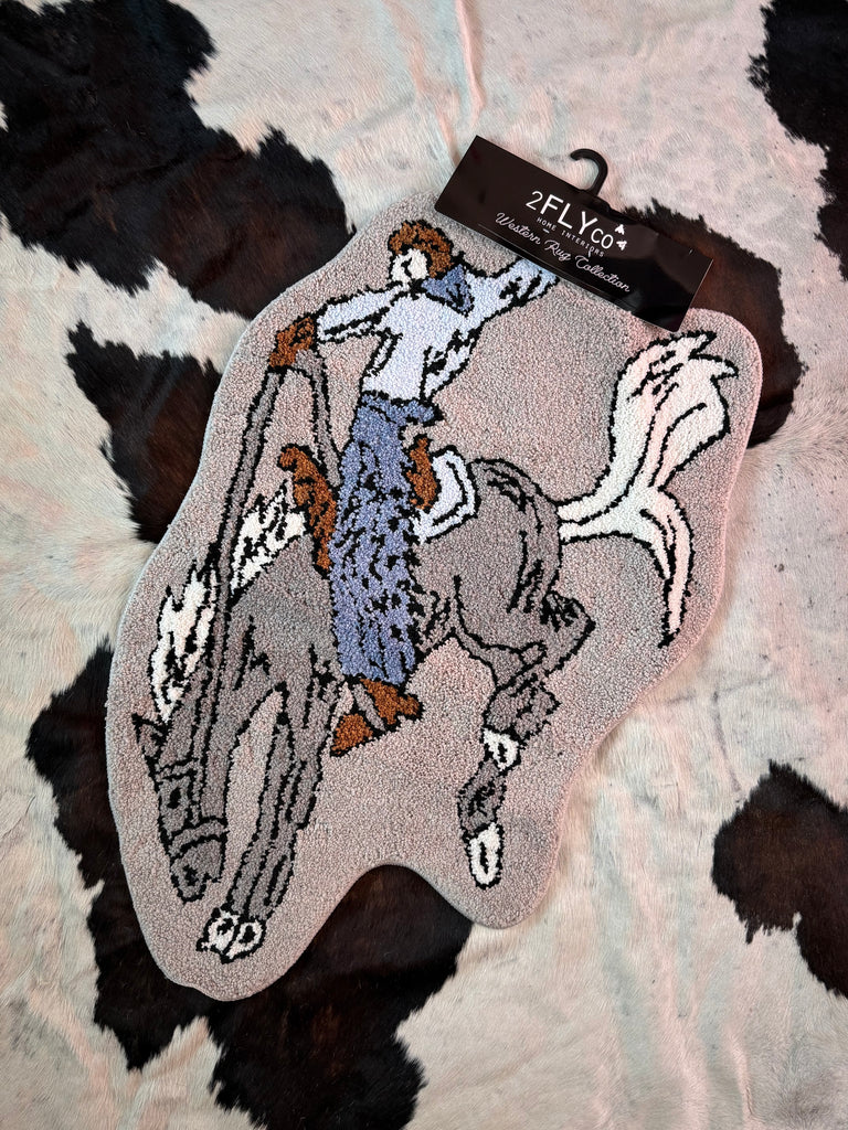 Bronc Buster Rug