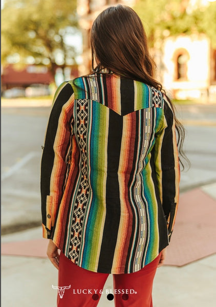Princeton Serape Button Up