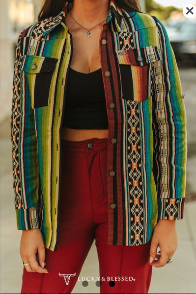 Princeton Serape Button Up