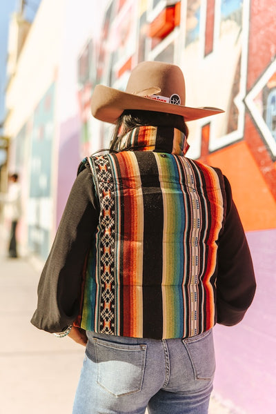 All In Serape Vest