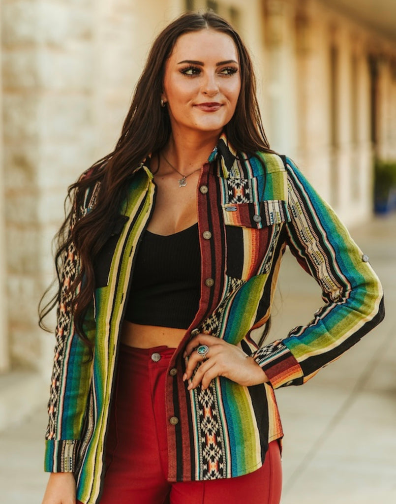 Princeton Serape Button Up