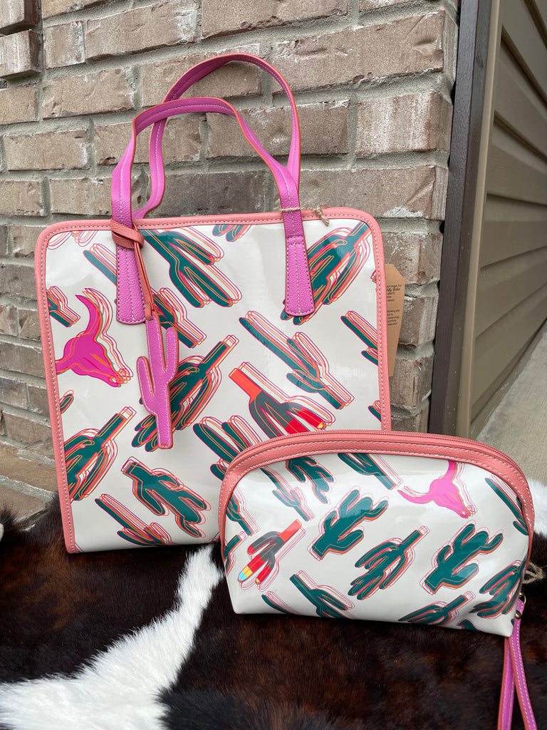 Pink Cactus Tote